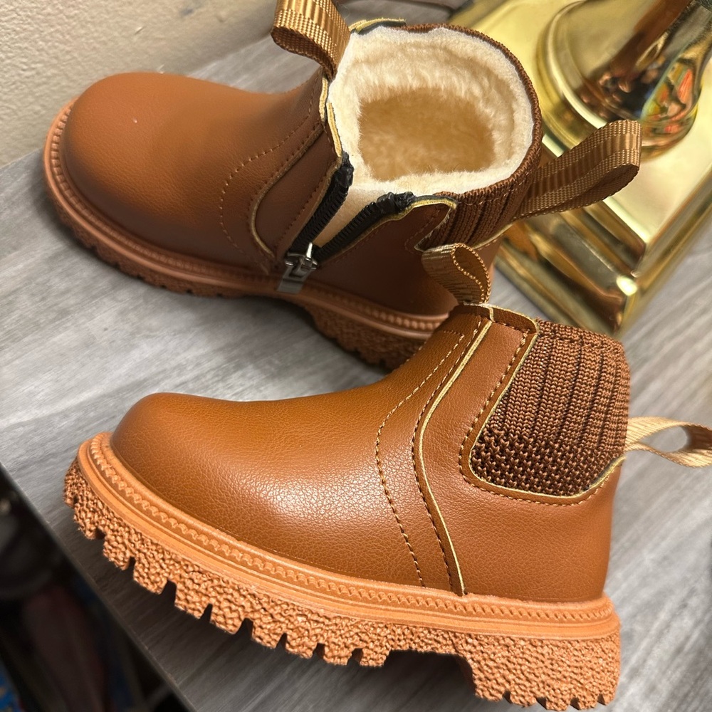 Amazon Kids Brown Boots